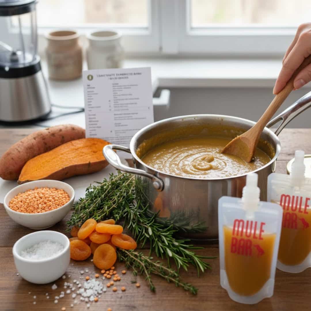 Recette compote énergétique salée maison