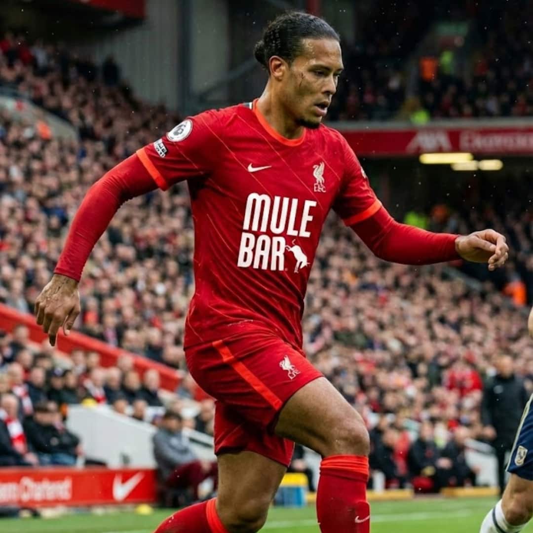 Footballeur avec maillot Mulebar