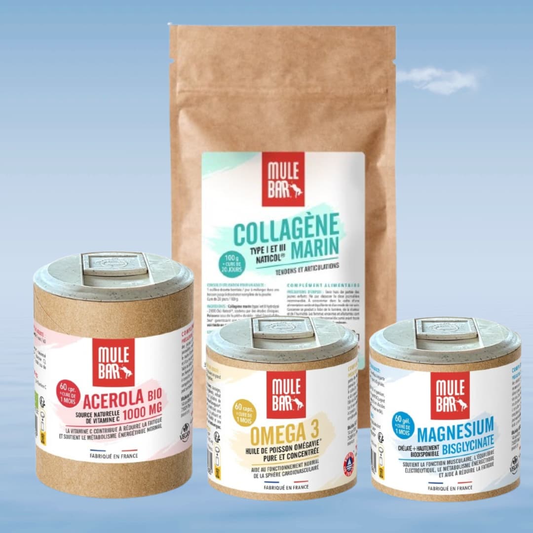 Gamme compléments alimentaires Mulebar