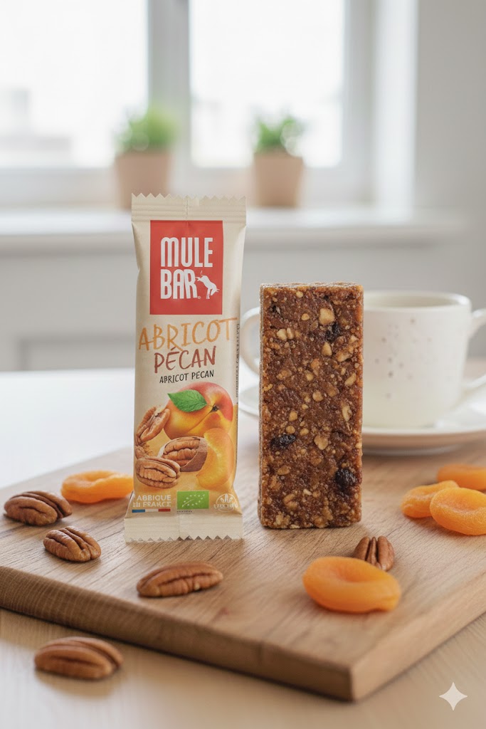 Barre abricot pecan Mulebar nue
