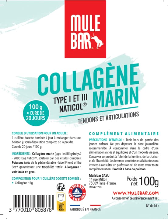 Collagène marin type I et III Naticol®