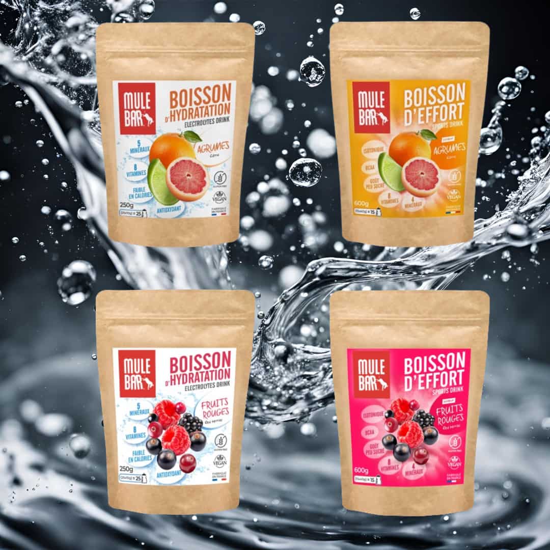 Gamme boissons en poudre à diluer Mulebar