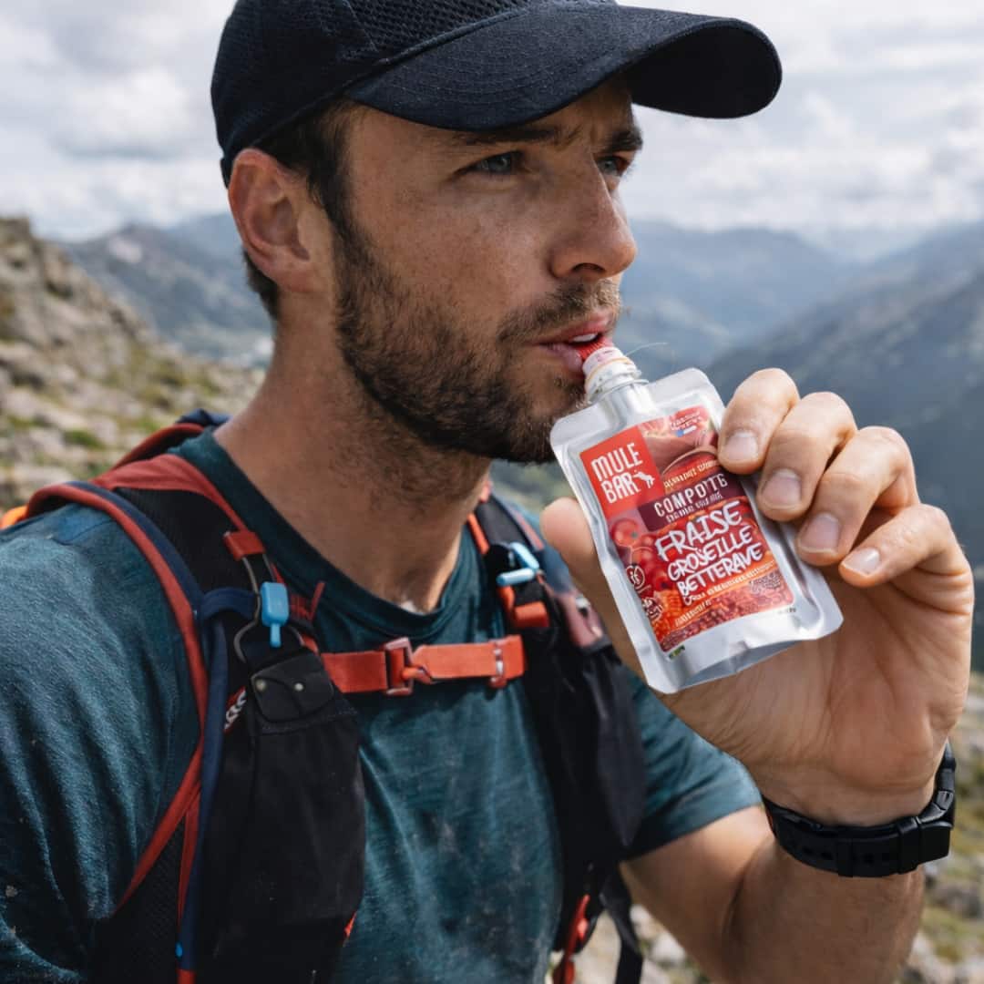 Traileur en train de s'alimenter pendant son gut training