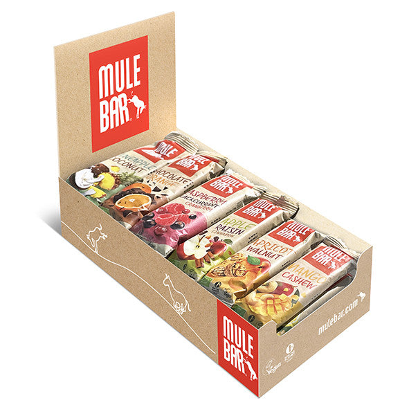 Boîte 30 barres énergétiques Mulebar 40g mixées