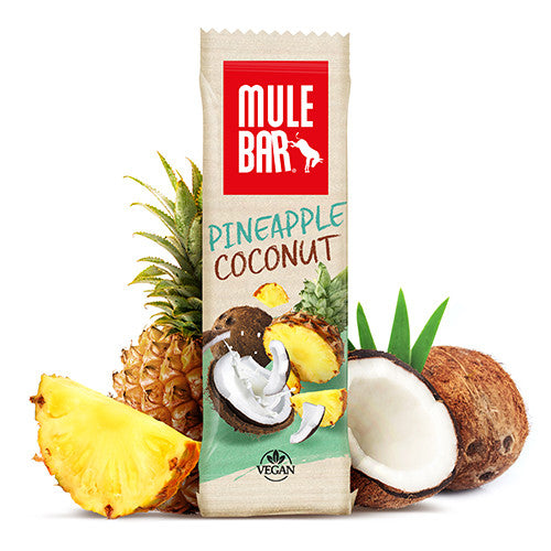 Barre énergétique vegan Mulebar ananas coco baies de goji