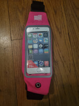 Ceinture de running étanche Mulebar rose