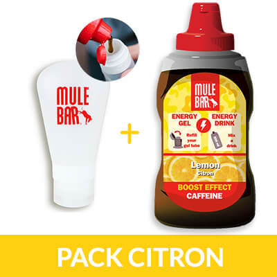 Offre promo écorecharge de gel citron Mulebar 444g avec fiole 60 ml