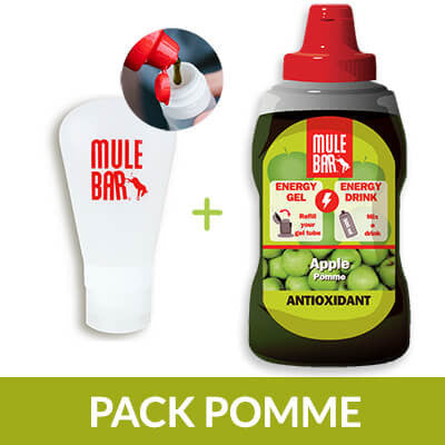 Offre promo écorecharge de gel pomme Mulebar 444g avec fiole 60 ml