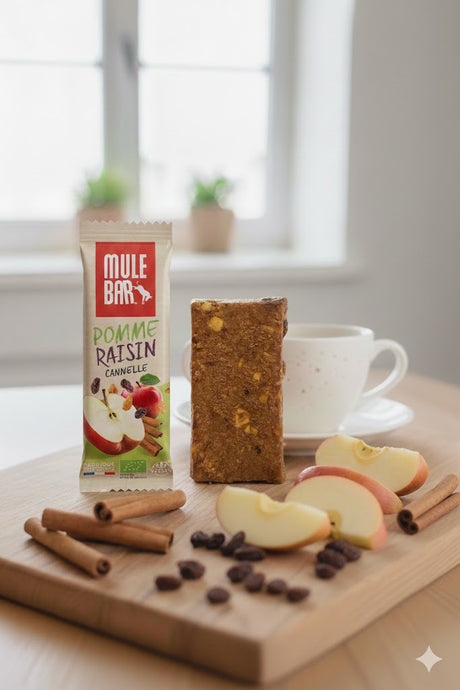 Barre pomme cannelle raisin Mulebar nue