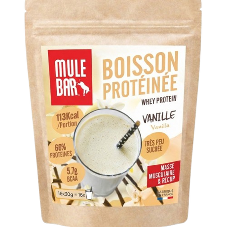 Boisson Whey protéinée Mulebar Vanille