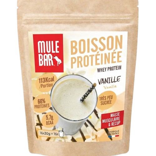 Boisson Whey protéinée Mulebar Vanille