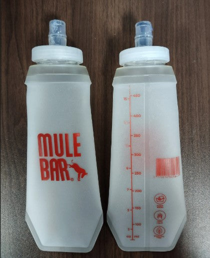 Gourde souple en silicone Mulebar 500ml avec valve antigoutte