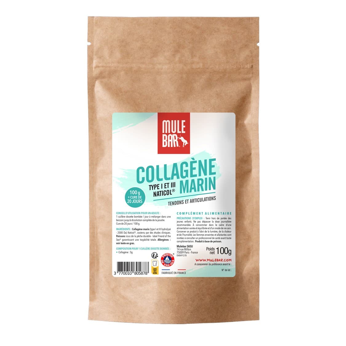 Collagene marin Mulebar 100g
