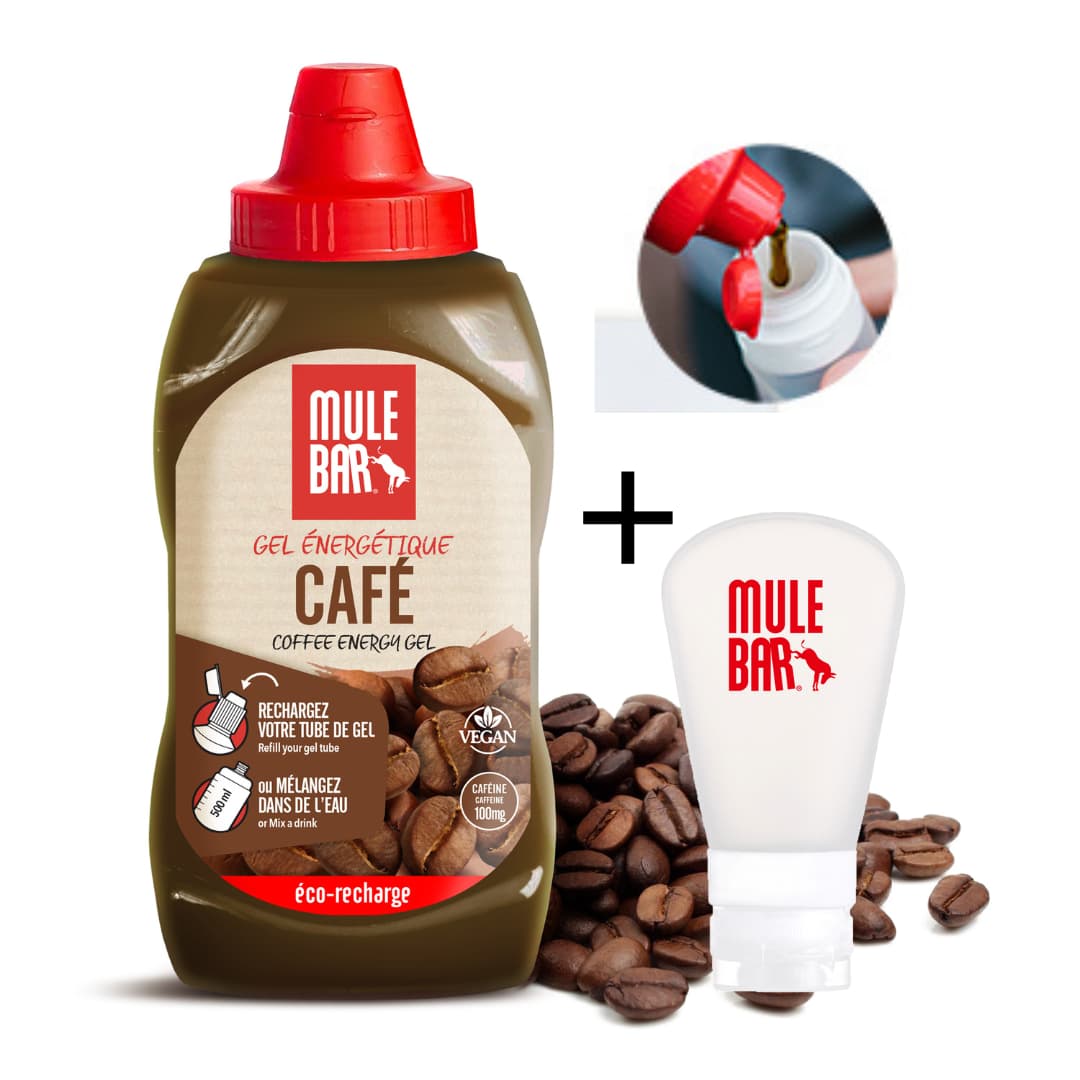 Offre promo écorecharge de gel café Mulebar 444g avec fiole 60 ml