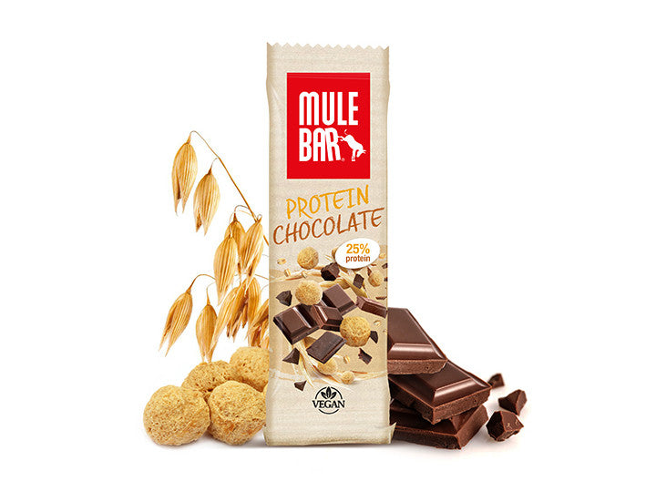 Vegan chocolate Mulebar protein bar