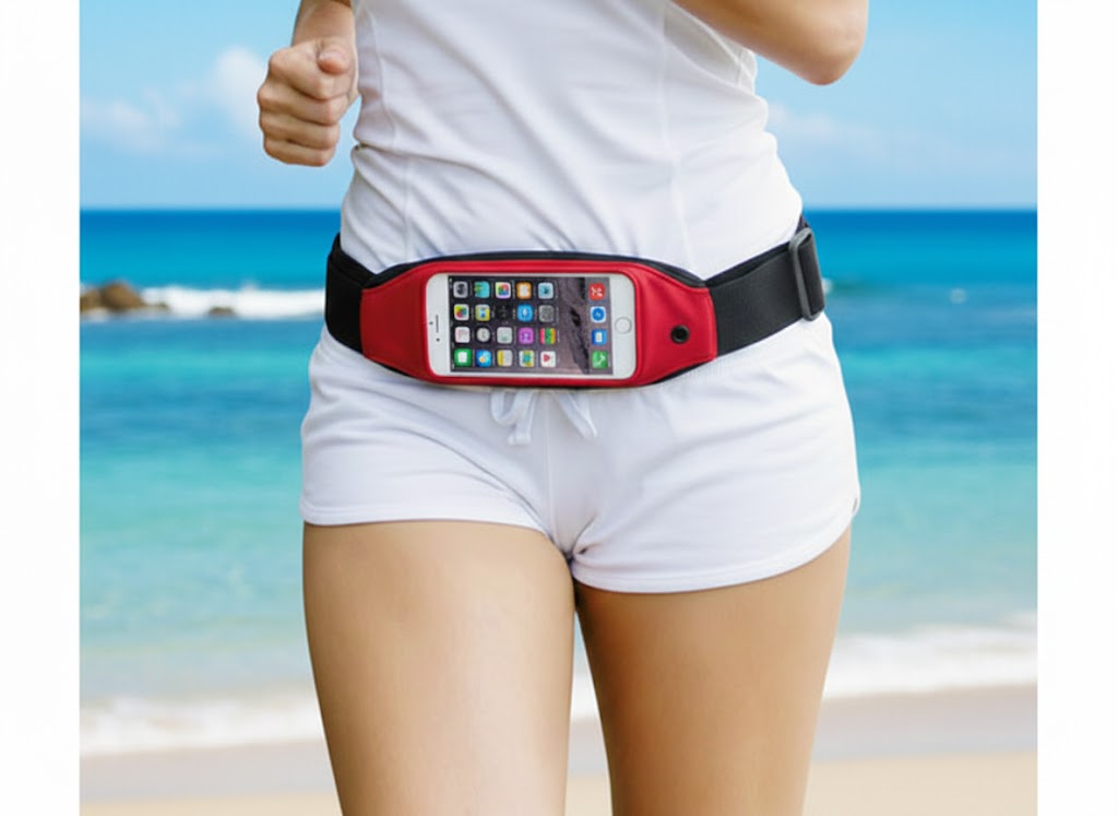 Ceinture de running étanche vue de face