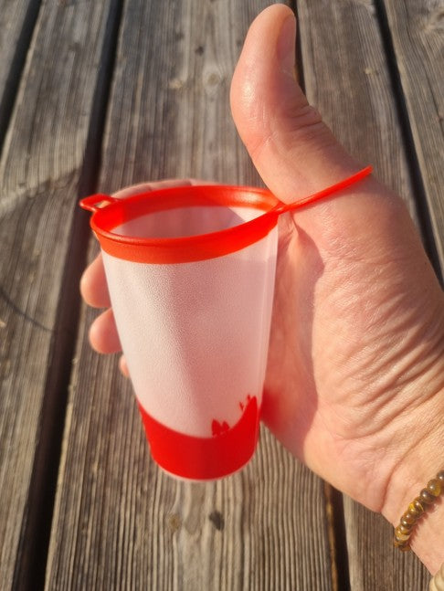 Gobelet eco tasse pliable Mulebar 20cl facile à saisir