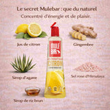 Ingrédients gel énergétique caféiné Mulebar citron