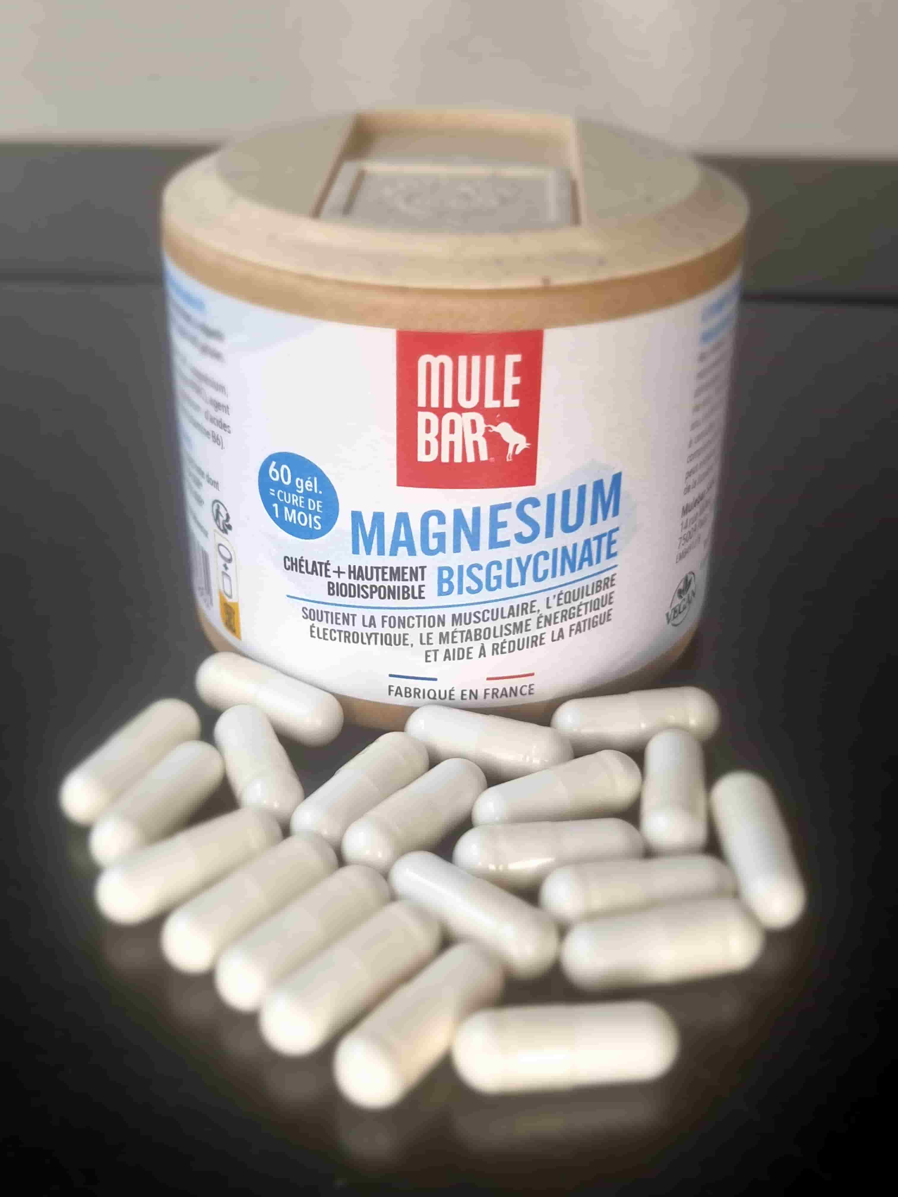 Pilulier magnesium bisglycinate mulebar avec géllules
