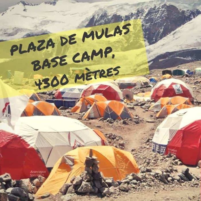 Plaza de mulas sur l'aconcagua